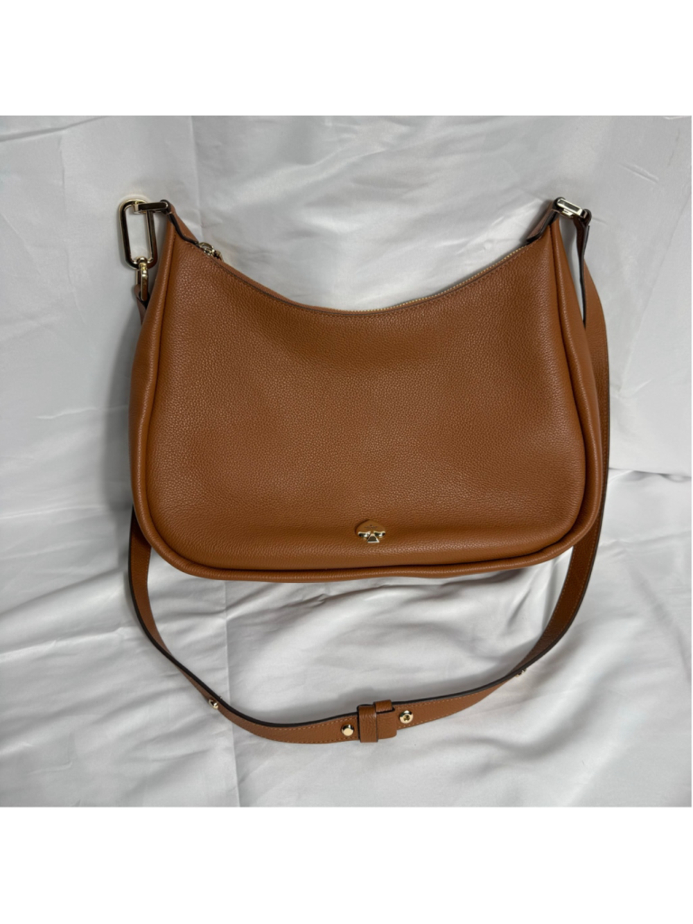 Women's Kate Spade Brown Leather Hobo Bag One Size